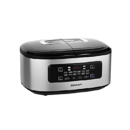 SHARP 1.8L (0.9L x 2) Twin Cooker - KNW509SL