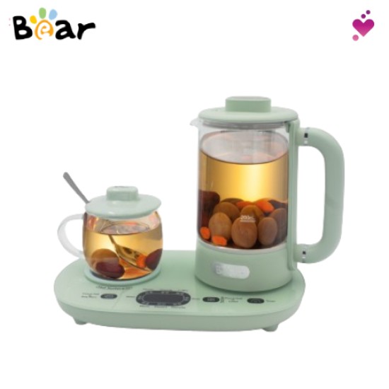 Bear-  2 In 1 Health Pot Kettle Electric Glass Kettle 0.6L & 0.3L Pot BHP-G06L