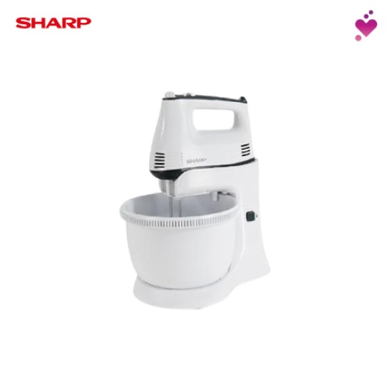 SHARP 300W Stand/Hand Mixer - EMS60WH