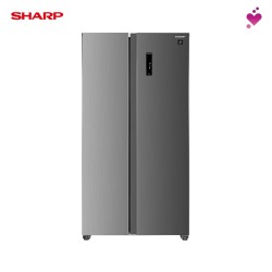 SHARP 680L Side by Side Refrigerator - SJXP6822MS