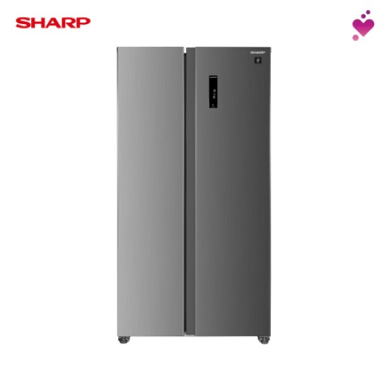 SHARP 680L Side by Side Refrigerator - SJXP6822MS